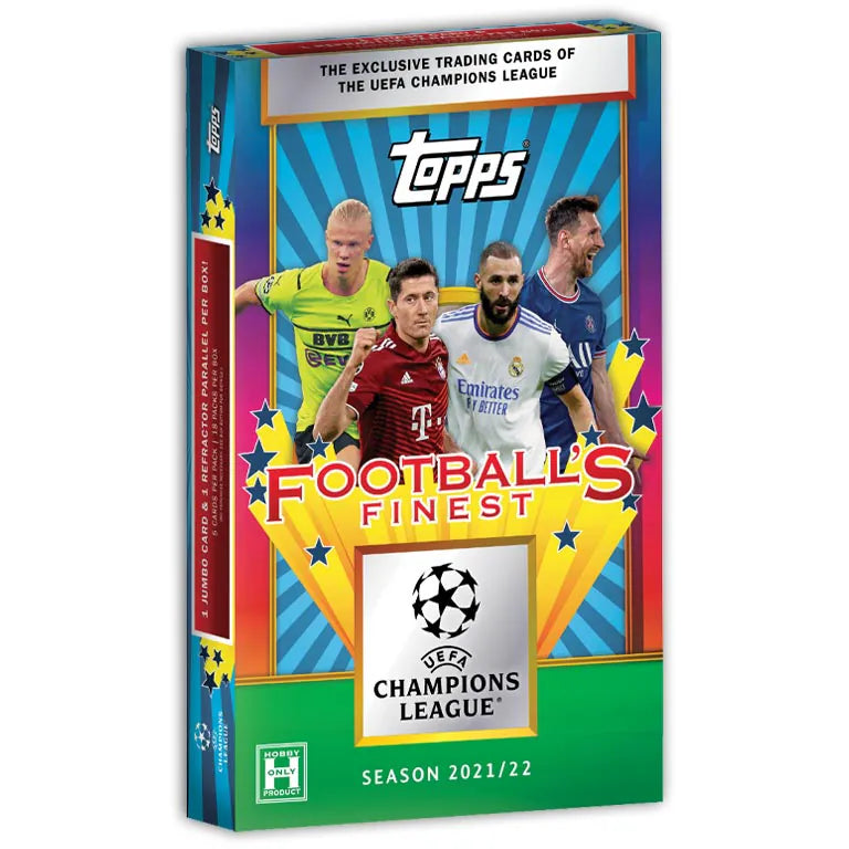 2021-22 TOPPS Finest Flashbacks UEFA Champions League - Hobby Box